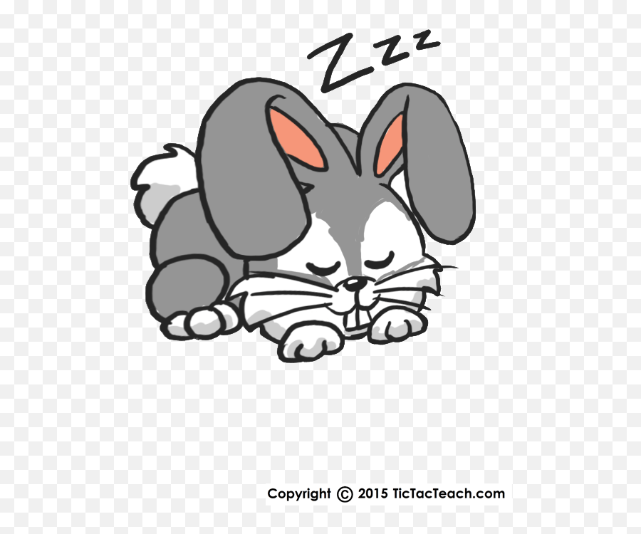 Sleeping Bunnies - Sleeping Bunnies Cartoon Png,Bunnies Png