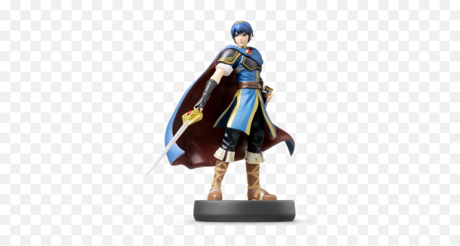 Marth Amiibo Figure - Marth Smash Bros Amiibo Png,Marth Png