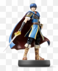 Marth Amiibo Figure - Marth Smash Bros Amiibo Png,Marth Png