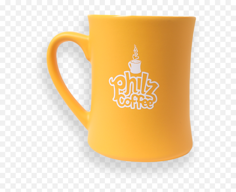 Yellow Ceramic Mug - Merchandise Gifts Philz Coffee Beer Stein Png,Mug Transparent