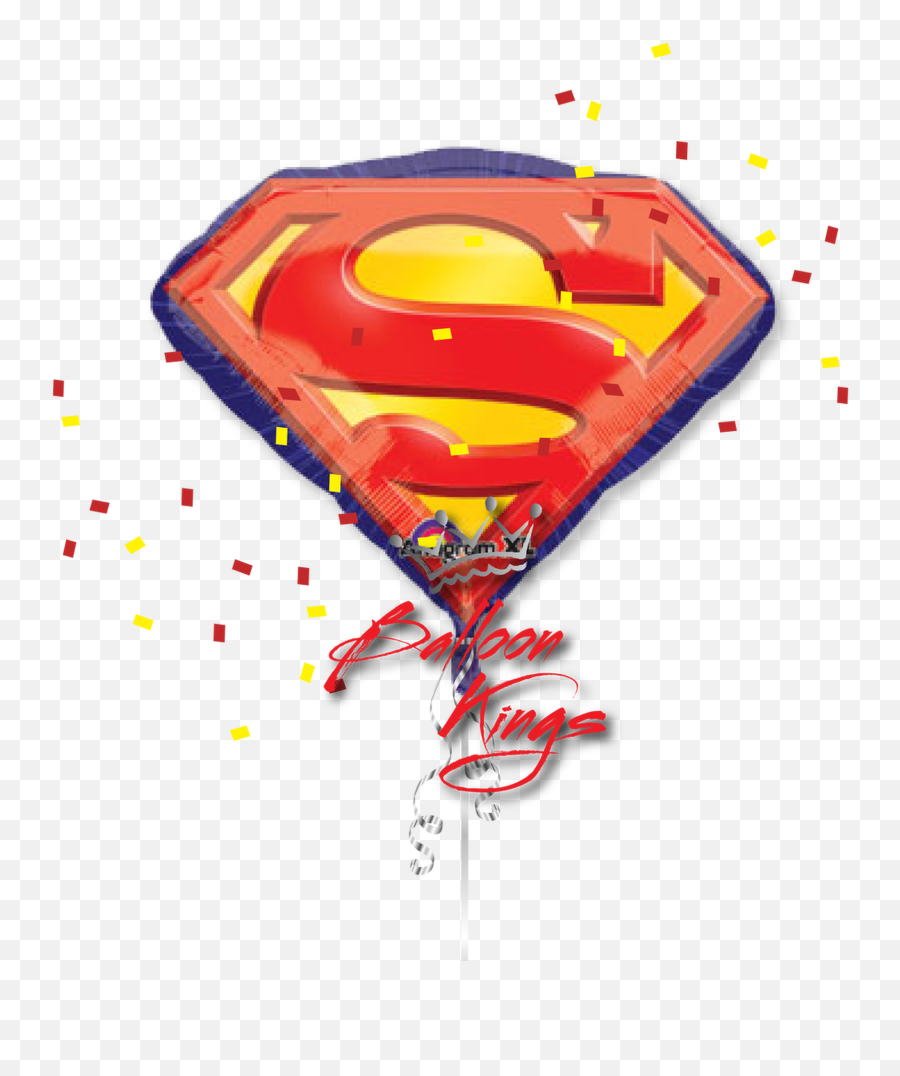 Superman Emblem - Superman Balloon Png,Superman Logo Transparent