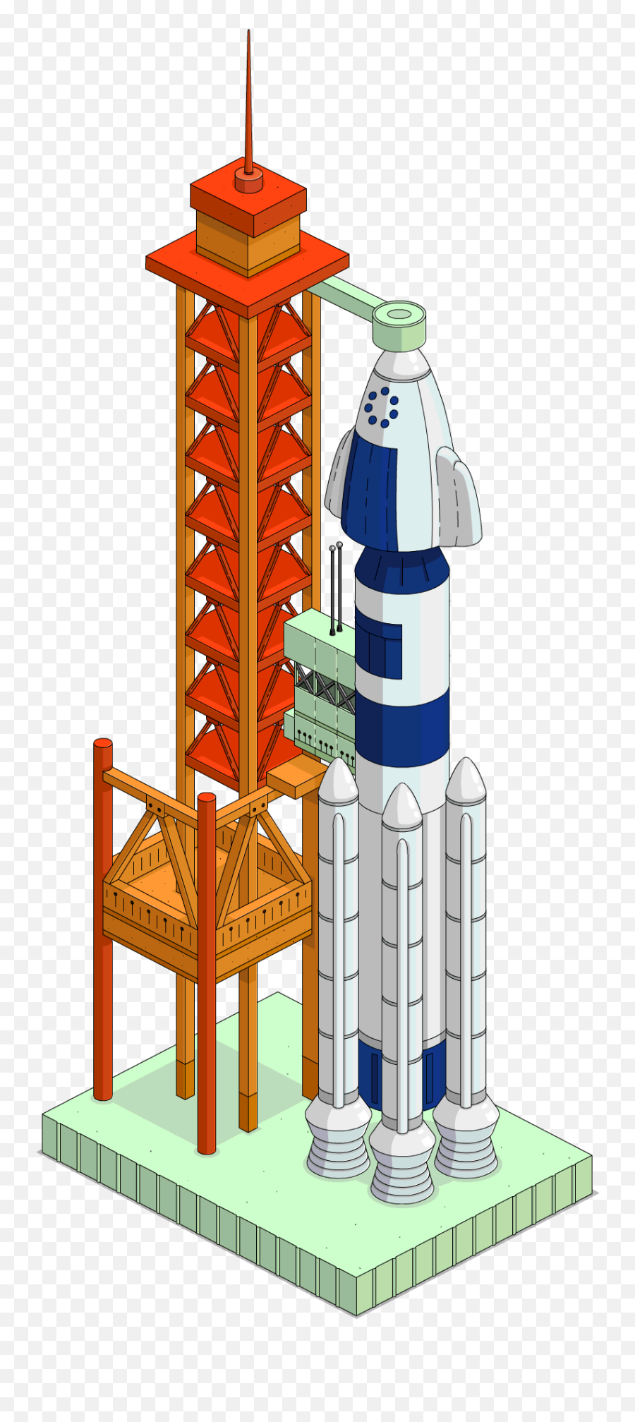 Rocket Launch Pad The Simpsons Tapped Out Wiki Fandom - Simpson Tapped Out Wiki Rocket Png,Rocket Ship Transparent