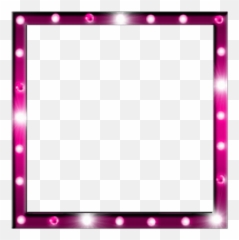 Christmas Lights Frame Png - Neon Light Frame Png,Christmas Lights Gif Png
