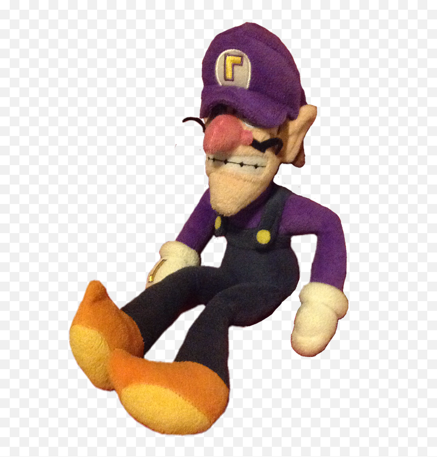 Waluigi - Waluigi Plush Transparent Png,Waluigi Png