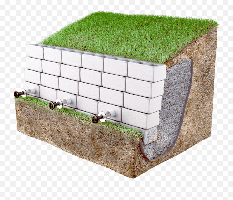 Download Hd Maintainable Weep Hole Filter In Mse Retaining - Retaining Wall Drainage Systems Png,Hole In Wall Png
