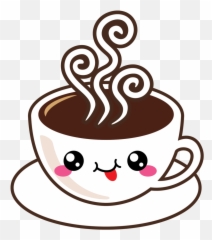 Download Cute Americano With Steam - Cute Animated Coffee Cup Png,Latte Png