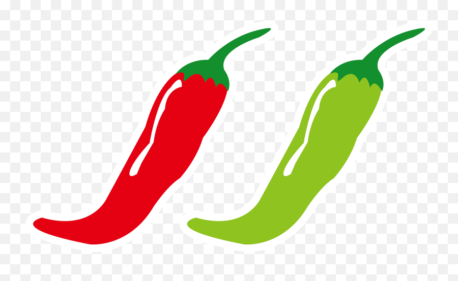 Chili Pepper Clipart - Green Chili Papper Clipart Png,Chili Pepper Png