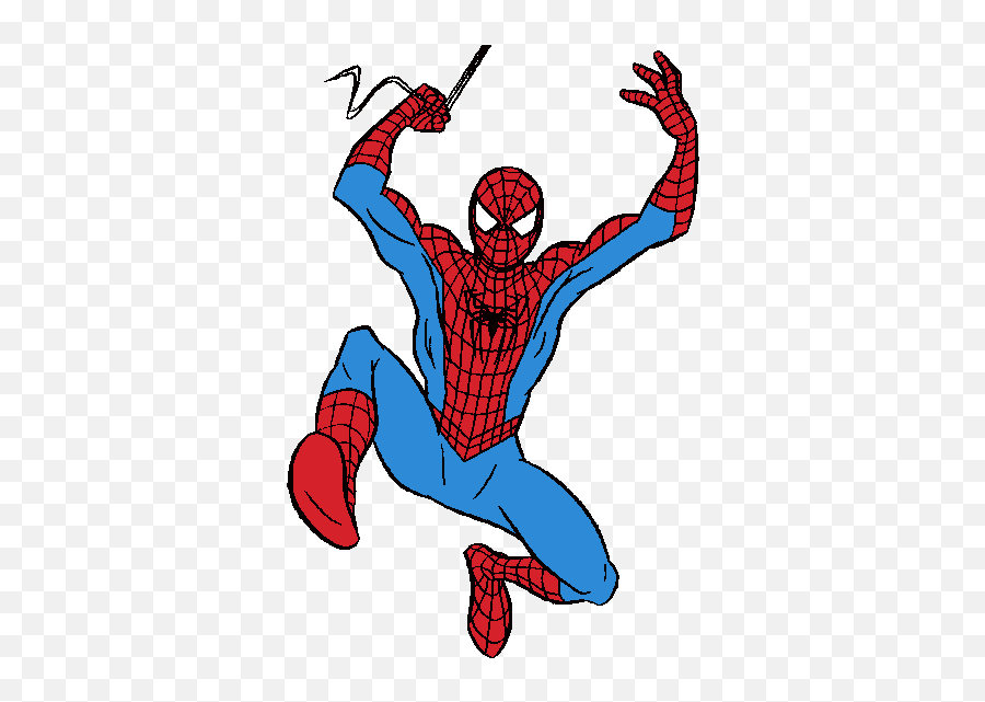Spiderman Clipart Cliparts And Others - Cartoon Spider Man Clip Art Png,Spiderman Logo Clipart
