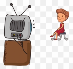 Download 0shares - Watches Tv Cartoon Png PNG Image with No Transparent Background