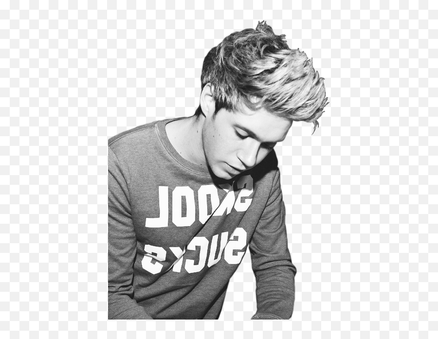 Image - Niall Horan B W Photo One Direction Png,One Direction Transparents