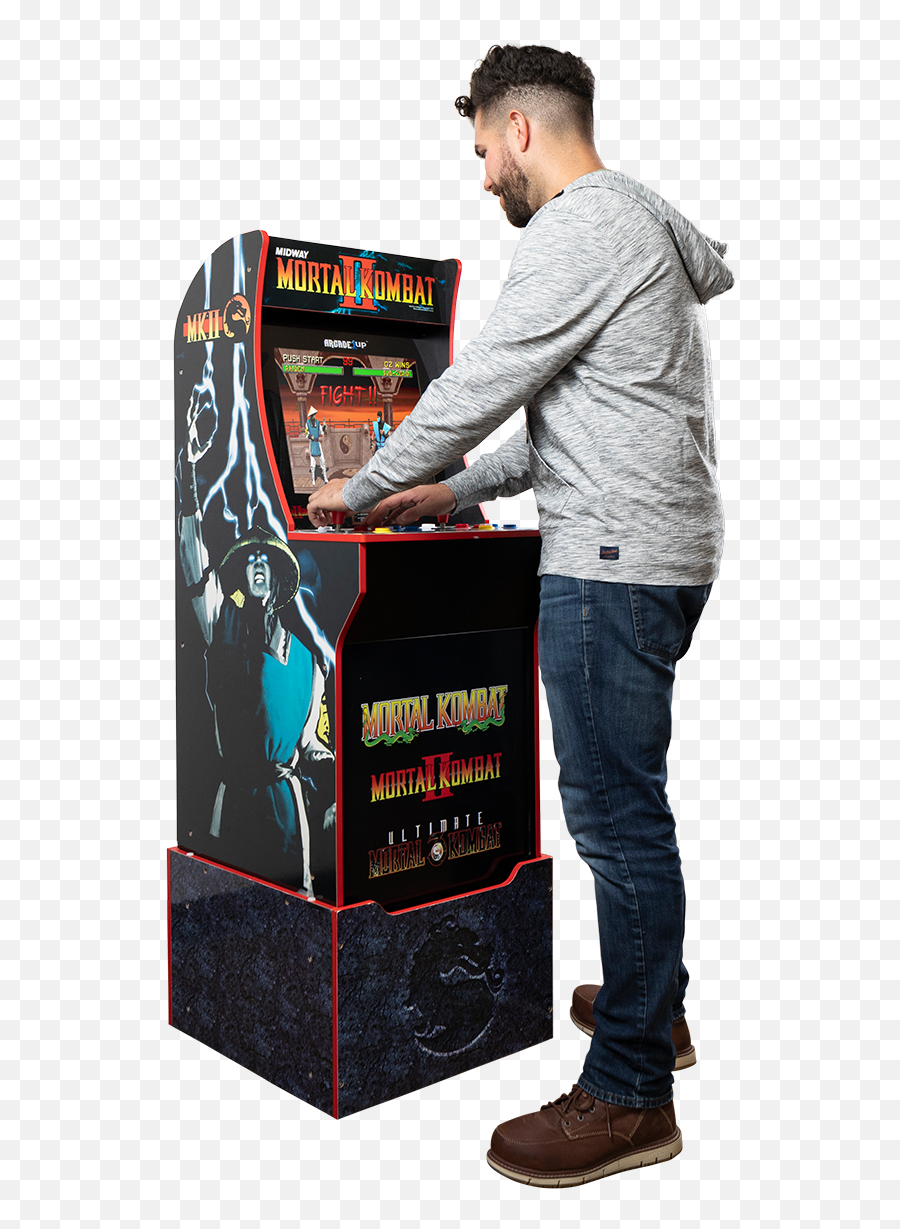 Mortal Kombat Arcade Cabinet - Mortal Kombat Arcade Cabinet Png,Mortal Combat Logo