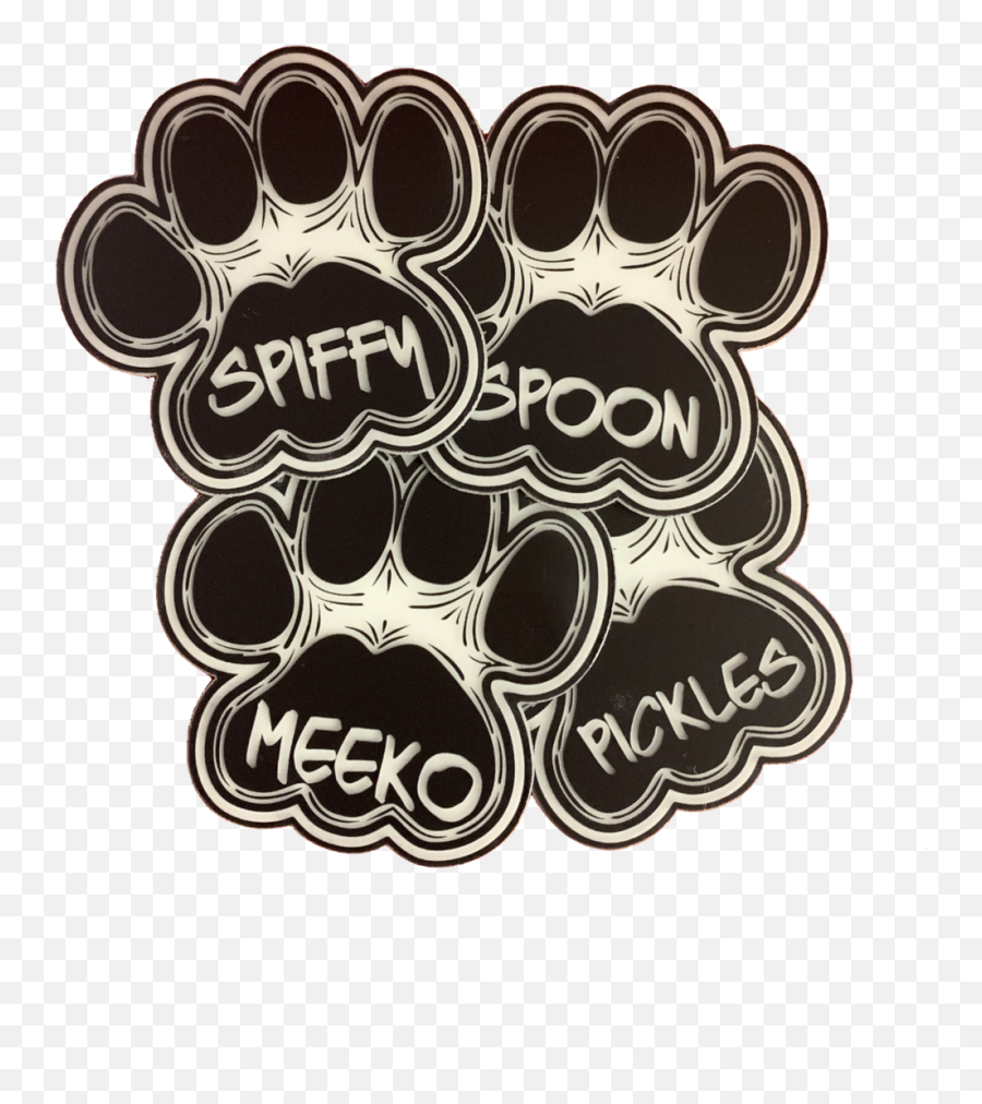 Personalized Gitd Cat Paw Patch - Paw Png,Cat Paws Png