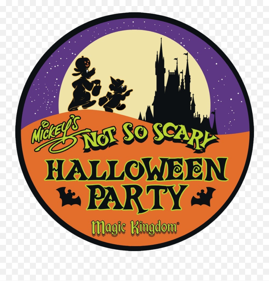 So Scary Halloween Logo Clipart - Walt Disney World Not So Scary Halloween Party Magic Kingdom Png,Halloween Logo Png