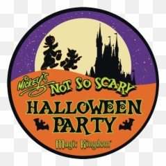 So Scary Halloween Logo Clipart - Walt Disney World Not So Scary Halloween Party Magic Kingdom Png,Halloween Logo Png