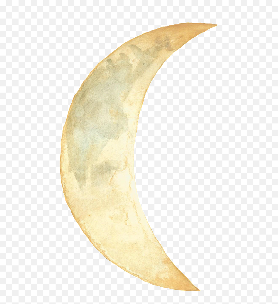 Download Hd Hand Painted Glowing Moon - Eclipse Png,Moon Transparent Png