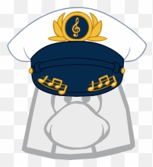 Cruise Captain Hat - Club Penguin Blonde Hair Png,Captain Hat Png