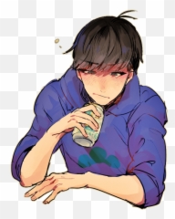 Juushimatsu Anime Cute Guys Comedy - Chibita X Karamatsu Png,Osomatsu Transparent