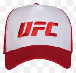Ufc Embroidered Trucker Cap Large Logo - Baseball png