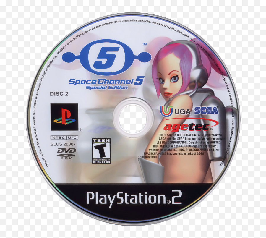 Special Edition - Space Channel 5 Disc Png,Space Channel 5 Logo