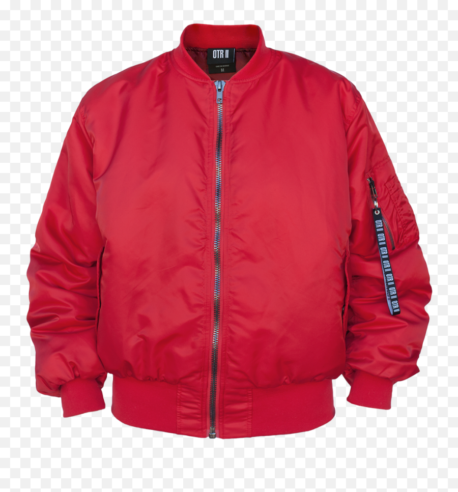 Otr Ii Red Bomber Jacket - Zipper Png,Jacket Png
