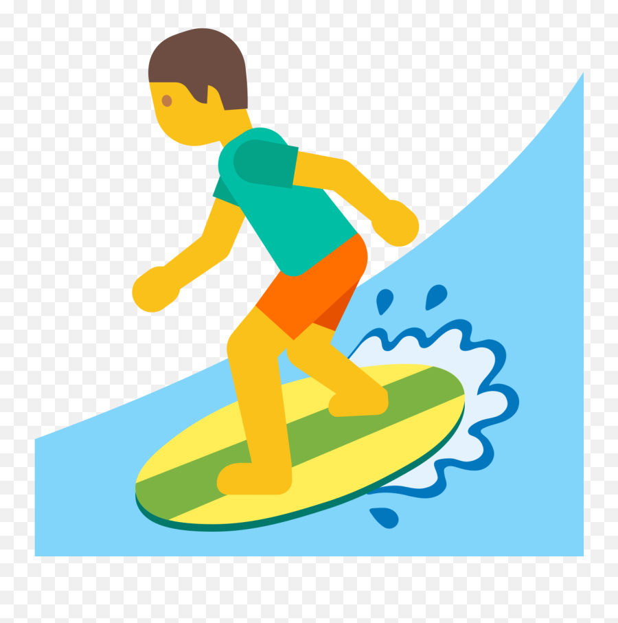 Fileemoji U1f3c4 200d 2642svg - Wiktionary Emoji Surf Png,Water Emoji Transparent