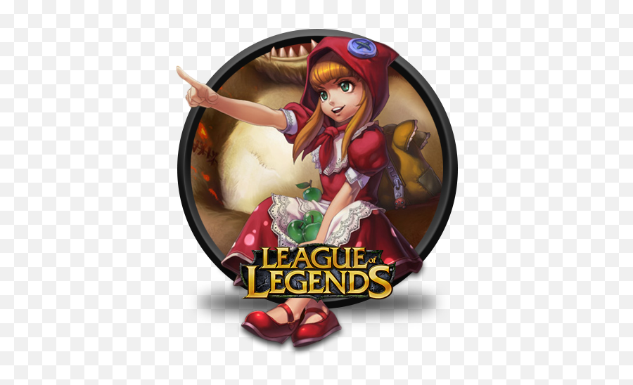 Annie Red Riding Icon - Lol Red Riding Hood Annie Png,Arcade Sona Poro Icon