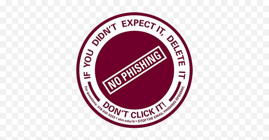 Scams And Phishing Ulm University Of Louisiana - Stop Phishing Png,Phishing Icon