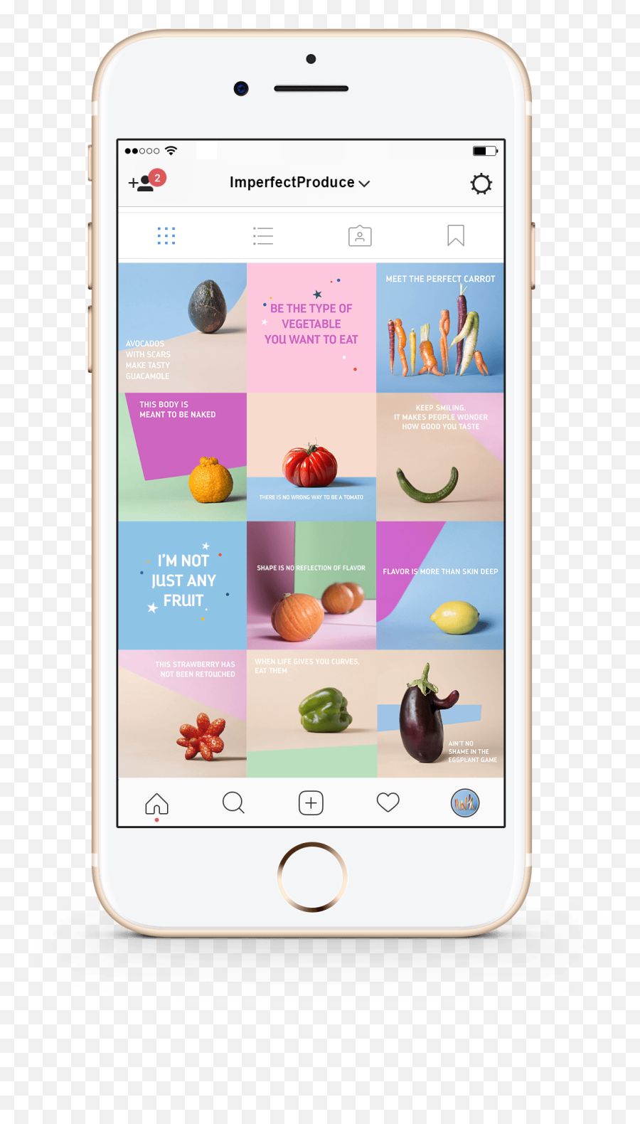 Instagram Feed - Smartphone Png,Iphone Icon Mockup