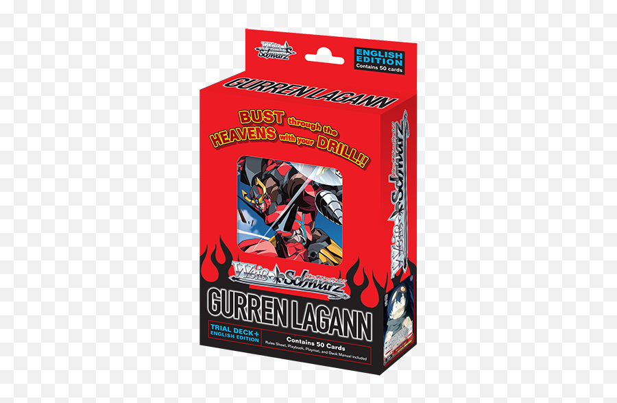 Trial Gurren Lagann Weiß Schwarz - Weiss Schwarz Trial Deck English Png,Gurren Lagann Logo