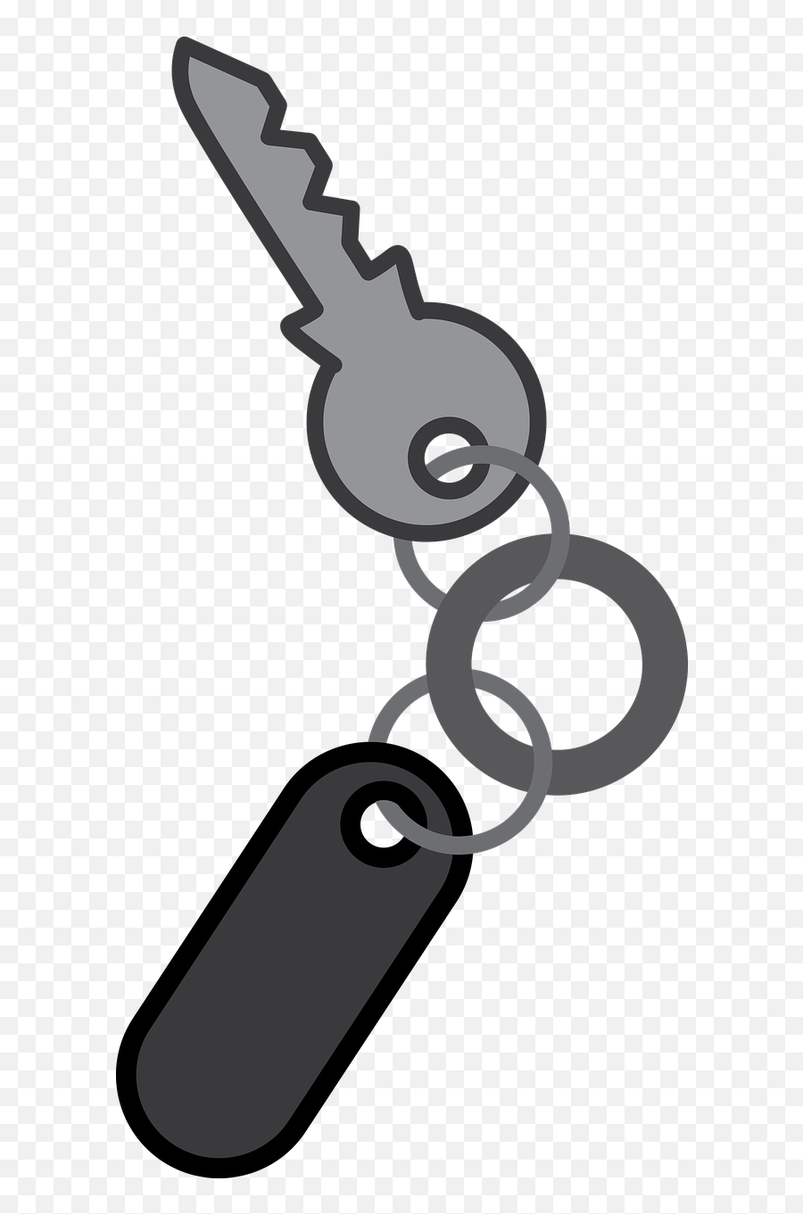 Keys Keychain House - Free Image On Pixabay Keychain Clipart Black And White Png,Keyring Icon