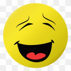 Laughing Smiley Vector Image Public Domain Vectors - Emot Ketawa Png,Vector Smiley Icon