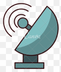 Antenna Satellite Icon - Canva Telecommunications Engineering png