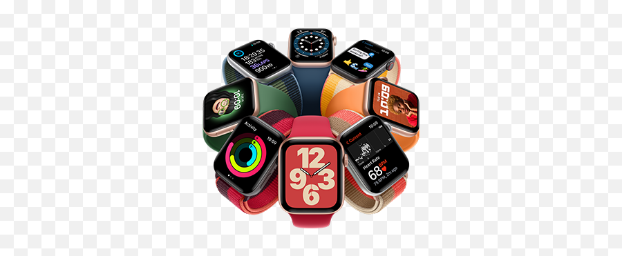 Shop The Apple Showcase - Apple Watch Se Colors Png,Nike Battery Icon Iphone