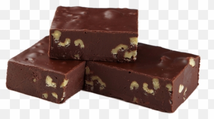 Chocolate Walnut Fudge Transparent Png - Chocolate Fudge Png,Walnut Transparent