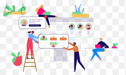 Hybrid Workplace Management Software By Kadence - Sharing png