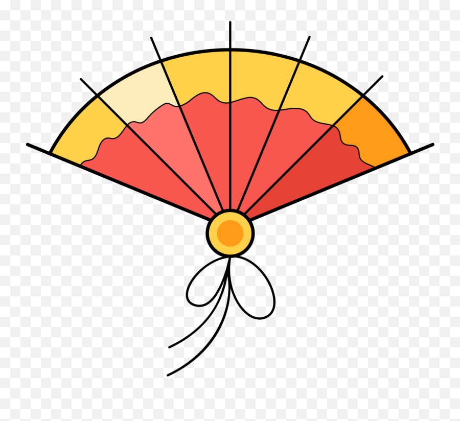 Chinese Fan Illustration In Png Svg - Folding,Fan Icon Png