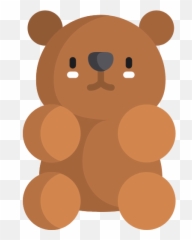 Teddy Bear Card - Assistive Cards Toys Flat Icon Png