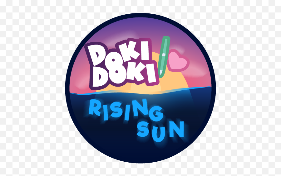 Doki Rising Sun Logo By Dinco0609 Rddlcmods - Language Png,Rising Storm Icon