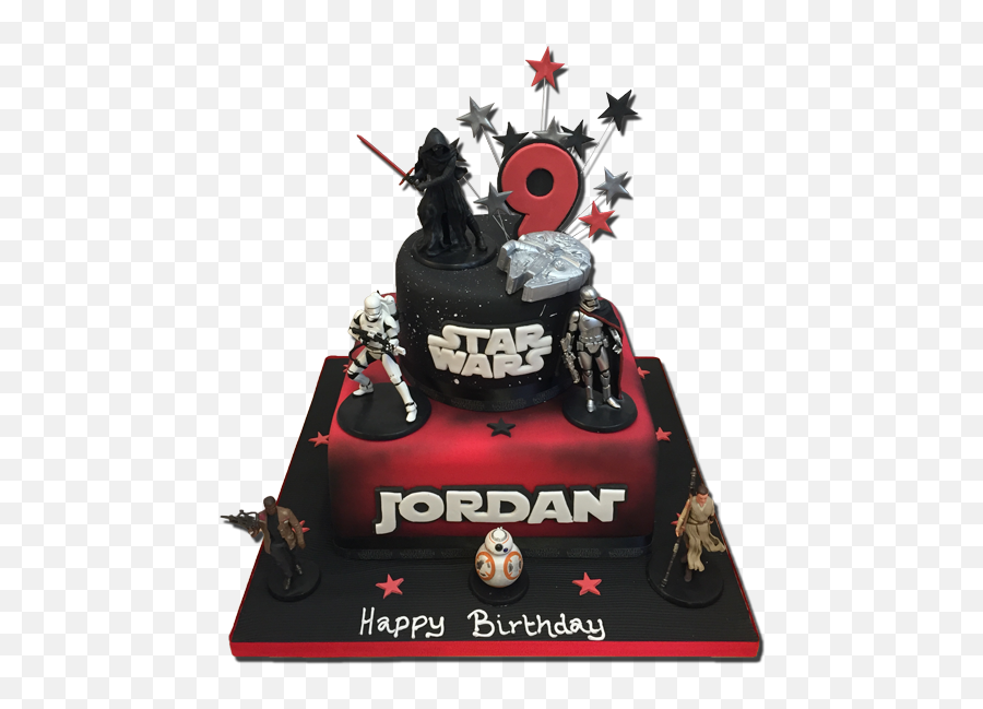 Download Hd Star Wars The Last Jedi Birthday Cakes - Star Wars The Last Jedi Cakes Png,The Last Jedi Png