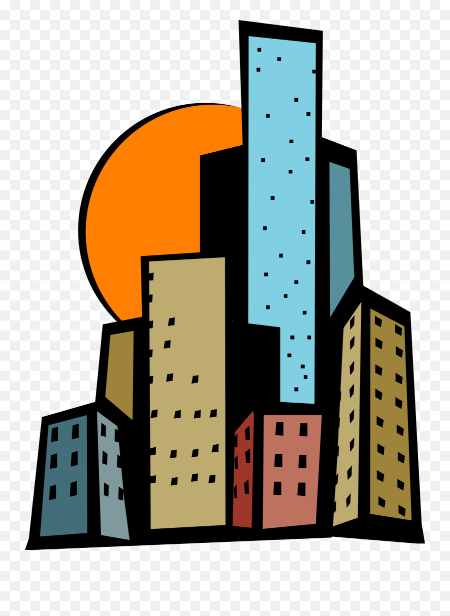 City Building Clipart Free Download Png - City Clipart,City Png