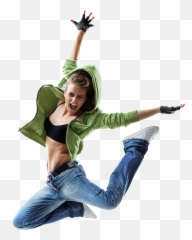 Ftestickers People Woman Jump Dance - Jumping Png