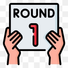 First Round - Free sports and competition icons Round Icon png