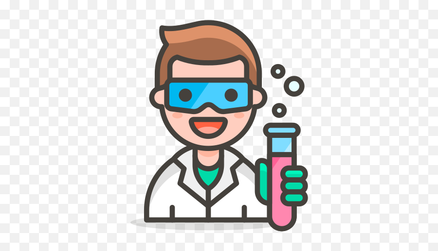 Scientist Man Icon - Free Download On Iconfinder Icon Scientist Png,Men Icon Png