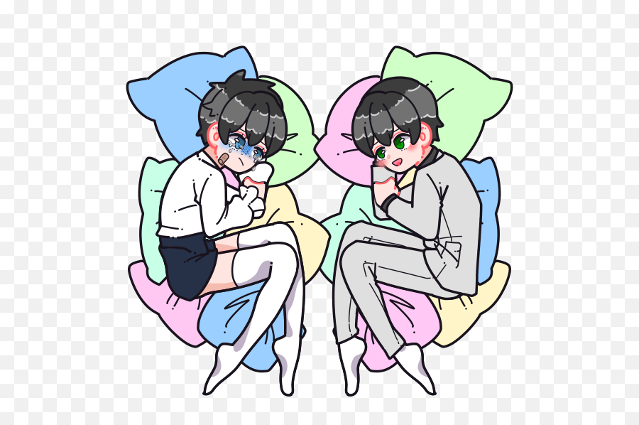 I See A Bunch Of Two People Picrews Like These Ones Use - Picrew Couple Maker Png,Picrew Icon