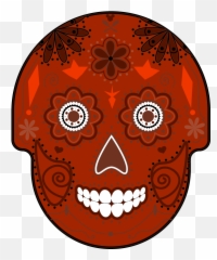 Illustrator Sugar Skull Project - Scary png