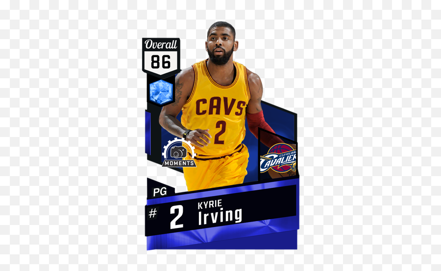 Kyrie Irving Myteam Sapphire - Kevin Durant Basketball Card Png,Kyrie Png