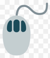 Computer Mouse Emoji - Three Button Clipart png