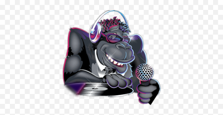 Free Dj Ape Vector Graphic - Vectorhqcom Ape Dj Png,Dj Png