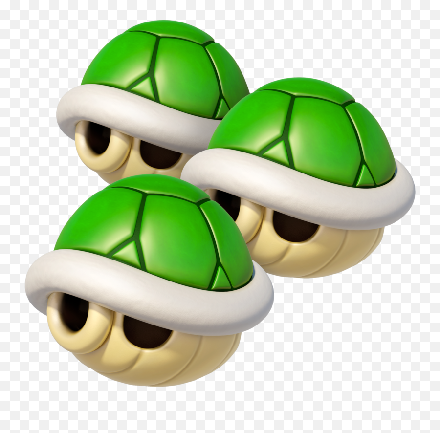 Triple Green Shells - Super Mario Wiki The Mario Encyclopedia Mario Kart Shells Png,Shell Png