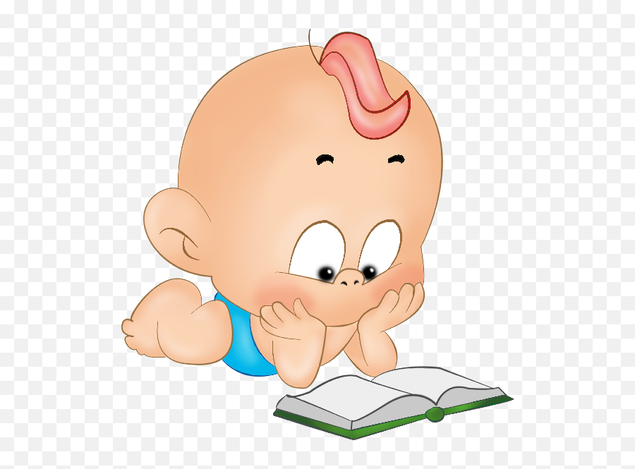 Funny Cartoon Baby Boy Clipart - Clip Art Bay Baby Images Cartoon Reading  Png,Cartoon Baby Png - free transparent png images 
